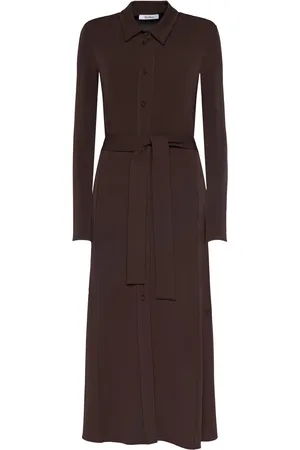 Max Mara Tortona Crepe Jersey Midi Dress