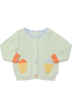 Stella McCartney Cotton Knit Crochet Cardigan