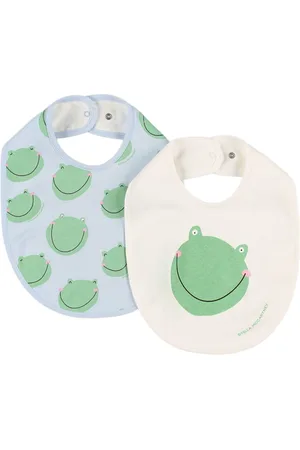 Stella McCartney Set Of 2 Printed Cotton Bibs