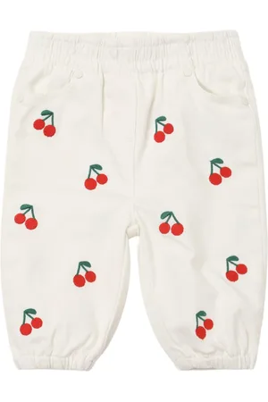 Stella McCartney Embroidered Cotton Gabardine Pants