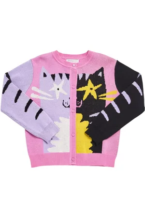 Stella McCartney Cat Cotton Knit Cardigan