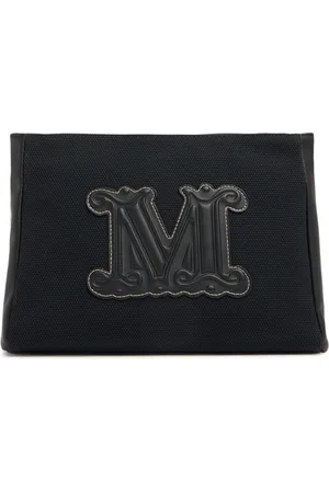 Max Mara Cascia Beach Canvas Clutch