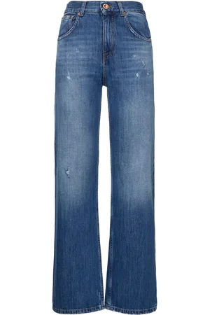 Aspesi Denim Wide Leg Jeans