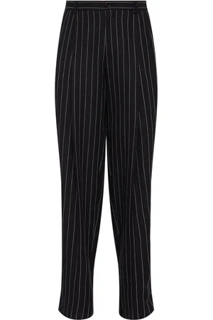 Dolce & Gabbana Double Pleated Linen Blend Amphora Pants