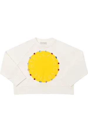 Stella McCartney Embellished Cotton Crewneck Sweatshirt