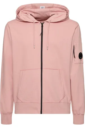 C.P. Company Light Fleece Full Zip Hooded Sweatshirt