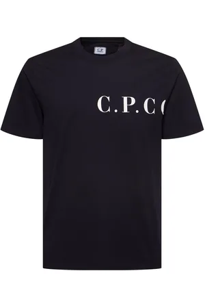 C.P. Company 30/1 Jersey Front-back Logo T-shirt