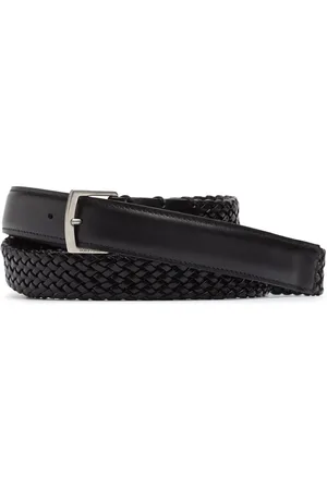 Dolce & Gabbana Leather Intreccio Belt