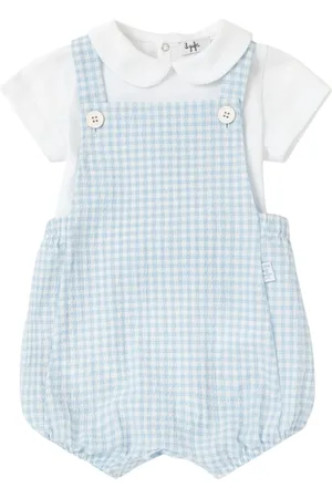 Il gufo Jersey T-shirt & Seersucker Romper