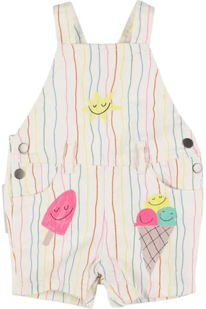 Stella McCartney Printed Cotton Gabardine Overalls