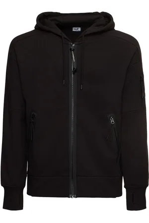C.P. Company Diagonal Raised Fleece Zipped Sweatshirt