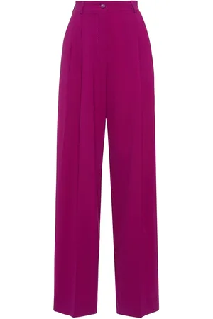 Dolce & Gabbana Stretch Wool Wide Pants