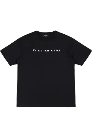 Balmain Cotton Jersey T-shirt W/ Logo