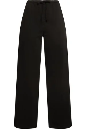Maison Margiela Cotton Jersey Wide Sweatpants