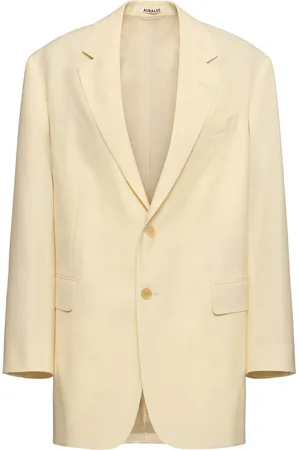 Auralee Wool & Mohair Single Breasted Blazer