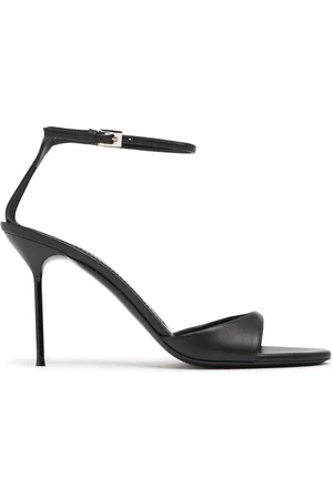 PARIS TEXAS 90mm Lidia Leather Ankle Strap Sandals