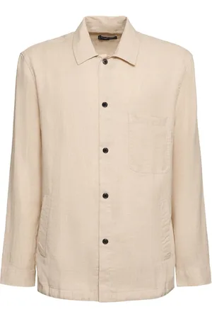Frescobol Carioca Diego Cotton & Linen Coach Jacket