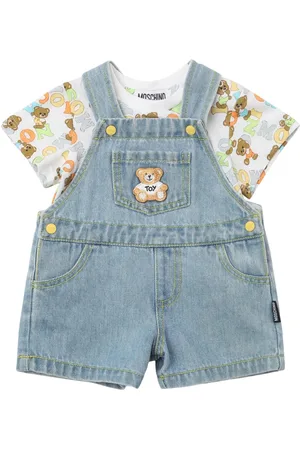 Moschino Cotton T-shirt & Denim Overalls