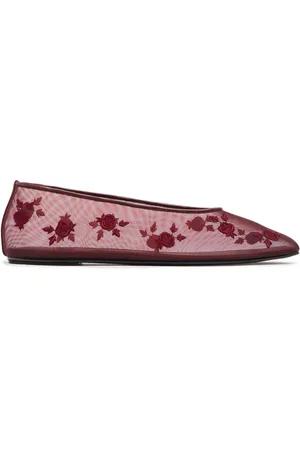 MAGDA BUTRYM 10mm Embroidered Ballerina Flats