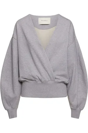 J.W.Anderson Rounded Cotton Wrap Sweatshirt