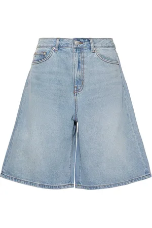 DUNST Relaxed Denim Bermuda Shorts