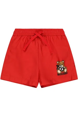 Moschino Printed Cotton Sweat Shorts