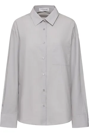 The Frankie Shop Lui Organic Cotton Poplin Shirt