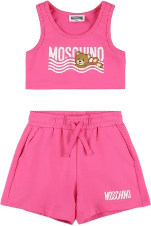 Moschino Printed Cotton Tank Top & Shorts