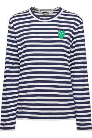 Comme des Garçons Striped Cotton Jersey T-shirt
