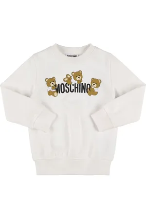 Moschino Printed Cotton Crewneck Sweatshirt