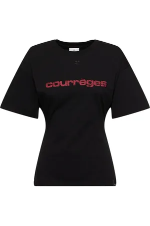 Courrèges Logo Printed T-shirt