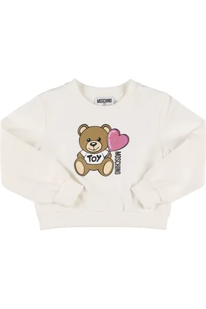 Moschino Printed Cotton Crewneck Sweatshirt