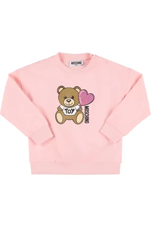 Moschino Printed Cotton Crewneck Sweatshirt