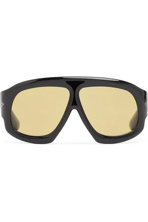 PORT TANGER Mari Acetate Sunglasses W/ Olive Lens