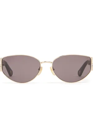 Chloé Marcie Rounded Metal Sunglasses