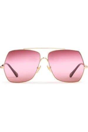 Chloé Squared Metal Sunglasses