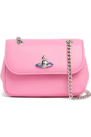 Vivienne Westwood Small Leather Shoulder Bag W/chain