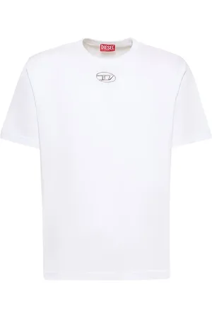 Diesel Oval-d Mold Print Cotton Jersey T-shirt
