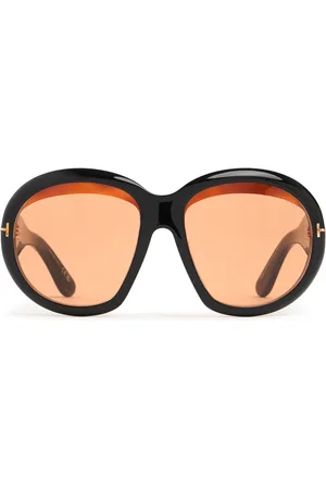 Tom Ford Angelica Round Acetate Sunglasses