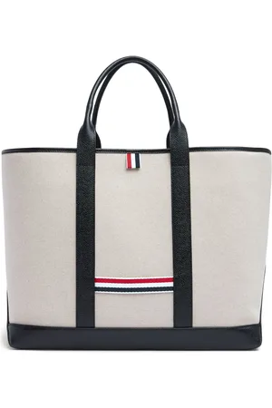 Thom Browne Medium Cotton Tote Bag