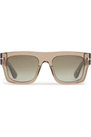 Tom Ford Fausto Squared Acetate Sunglasses