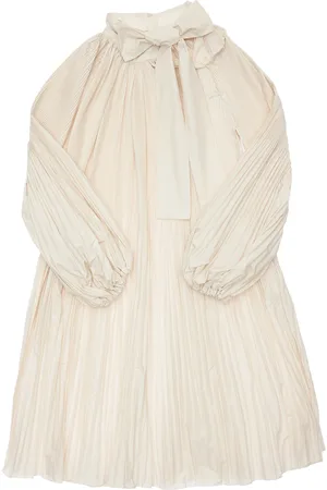 Unlabel Pleated Midi Dress W/ Bow