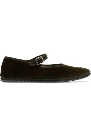 VIBI VENEZIA 10mm Mary Jane Bottiglia Velvet Slippers