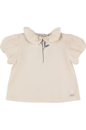 Donsje Printed Cotton Jersey Blouse