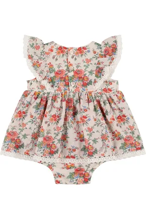 Louise Misha Floral Print Cotton Gauze Dress