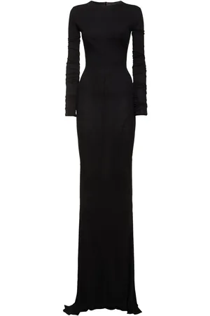 Rick Owens Edfu Long Sleeve Maxi Dress