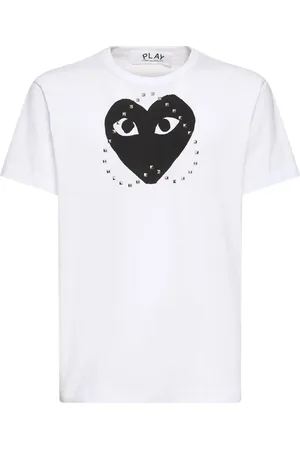 Comme des Garçons Logo Cotton T-shirt W/ Studs