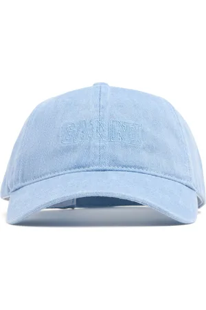 Ganni Denim Baseball Cap