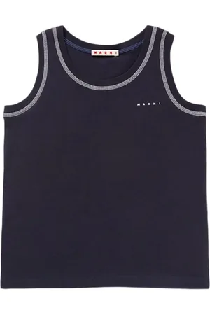Marni Cotton Jersey Tank Top W/logo