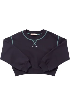 Marni Copped Cotton Sweatshirt